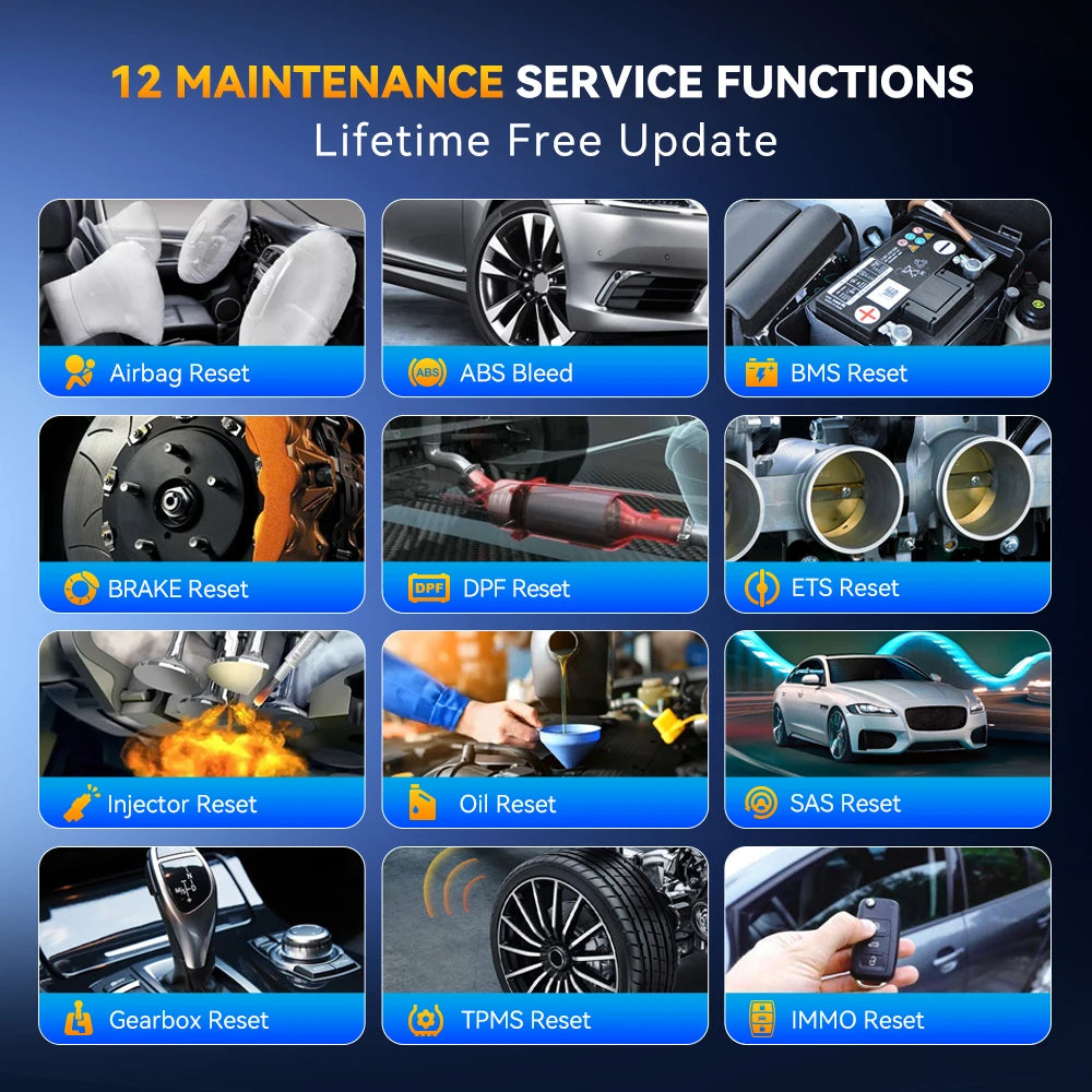 THINKCAR THINKSCAN 662 Auto OBD2 Scanner CAN-FD Bidirectional Test Free Update OIL Reset DPF ABS Brake SAS Car Diagnostic Tools