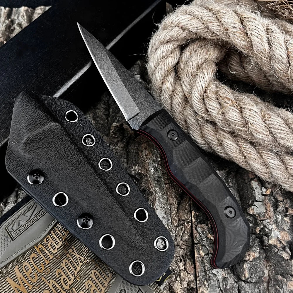 High-quality Camping Survival Straight Knife Self-defense Wilderness Hunting Exploration Multi-tool EDC Fishing Cutting Knives