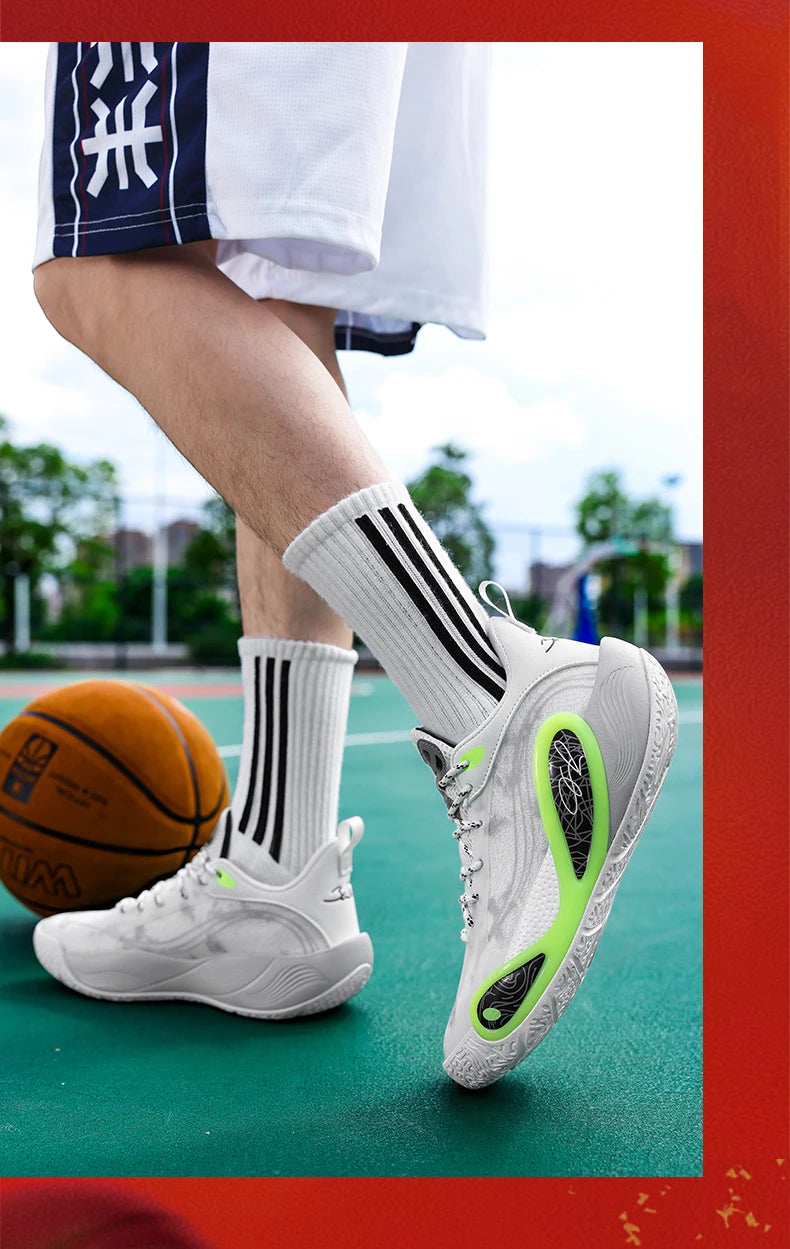 Men'S Sports Basketball Shoes With Fashionable Breathable And Personalized Design Suitable For Daily Training Men'S Shoes 36-45