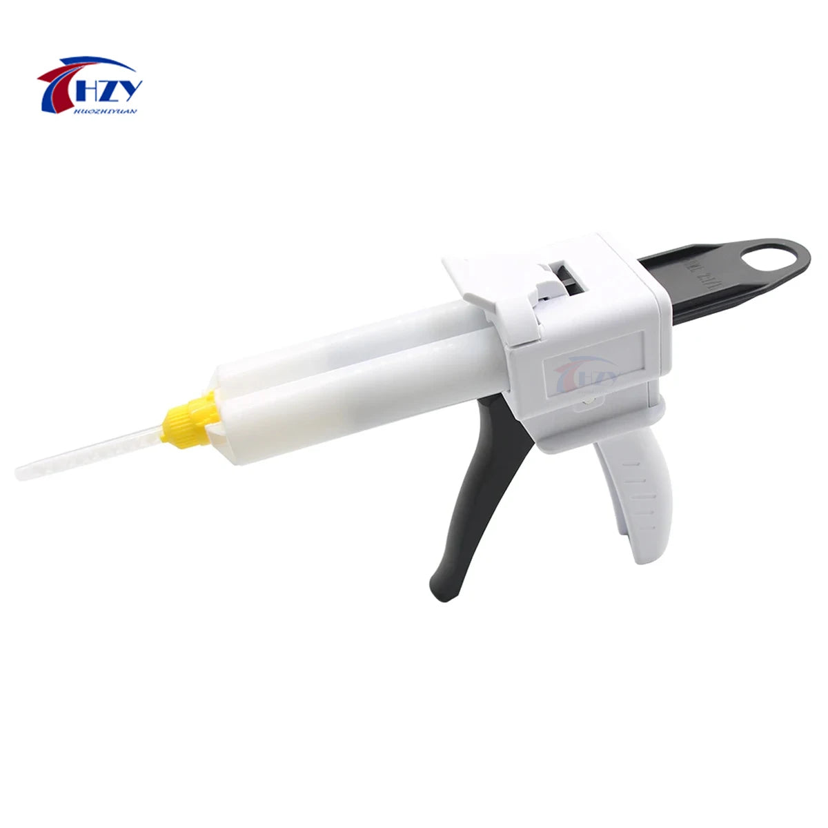 HZY 10:1 Manual Glue Gun AB Epoxy Sealant Glue Gun 50ml Dispensing Gun Applicator Glue Adhensive Squeeze Mixed Caulking Gun