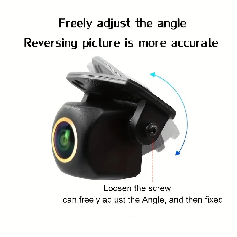 170° Fish-Eye Lens AHD 1080P/CCD Car Camera, Front, Side, And Rear Views, Compatible with All Vehicles, Without Battery