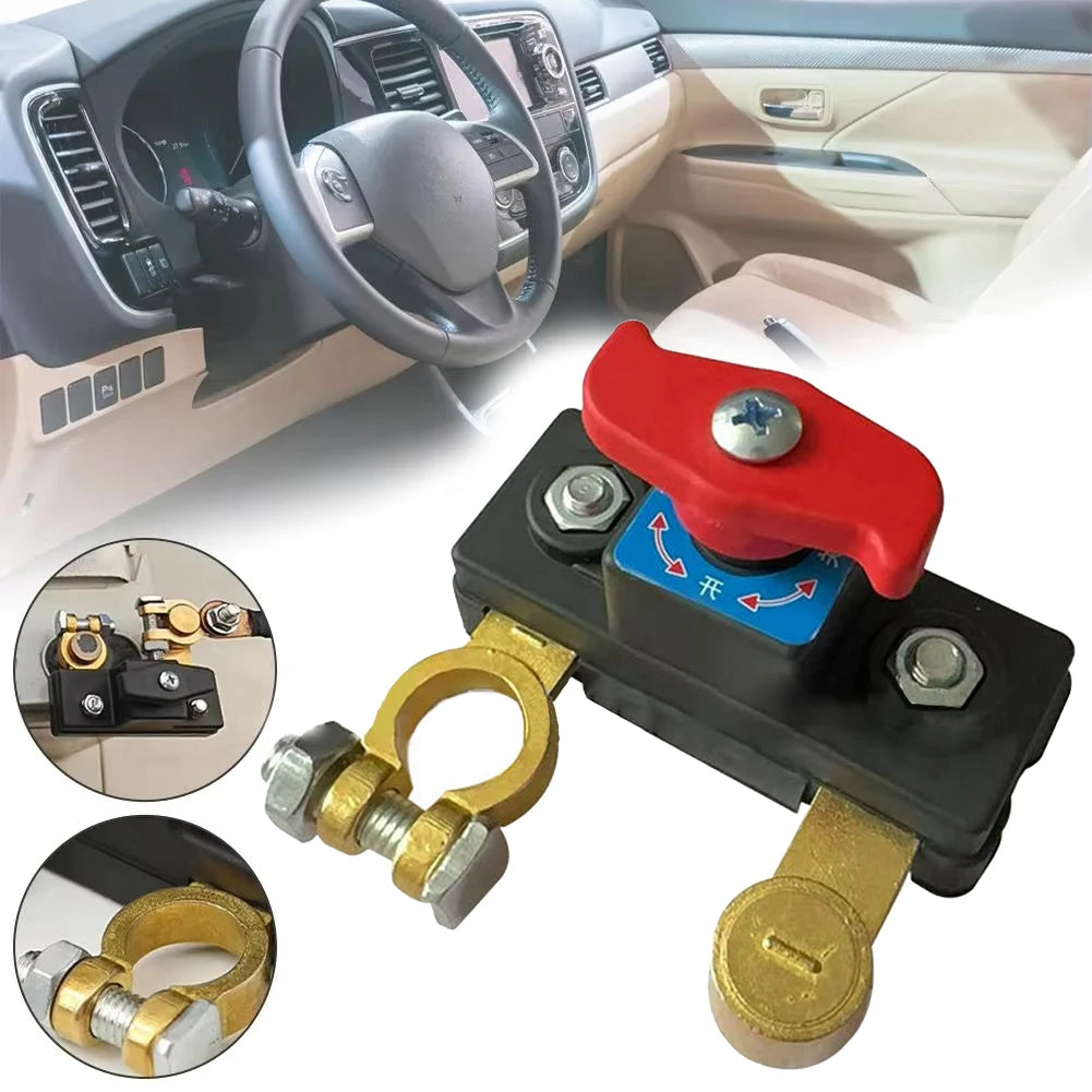 12V Car Battery Cut Off Switch Disconnect Isolator Cut-Off Power Cutoff Switch Car Remote Battery Cut Off Switch For Car Truck
