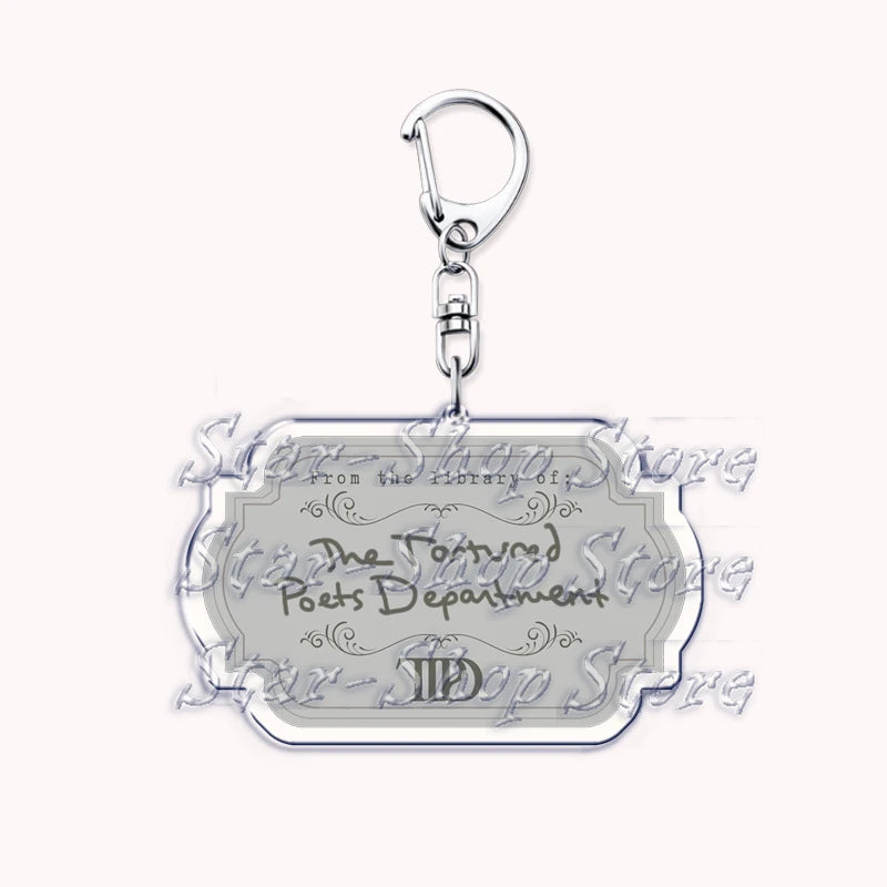 Popular Singer Keychains for Accessories Bag Folklore Eras Tour Evermore Reputation 1989 TTPD Keyring Jewelry Fans Lover Gifts