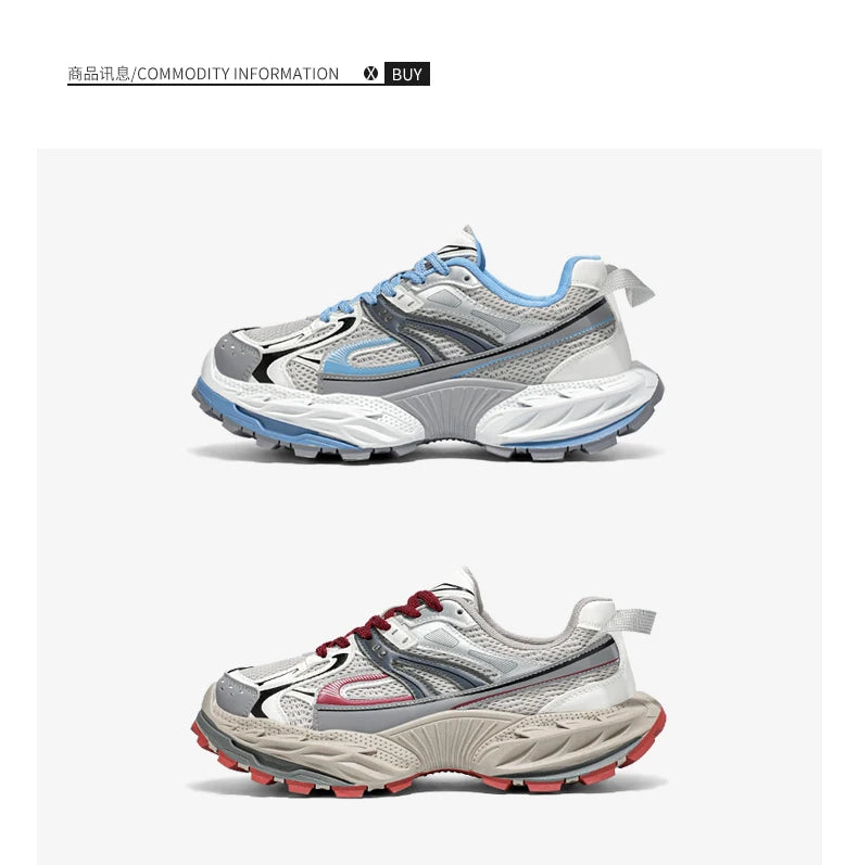 Sports and leisure shoes, men's shoes, marathon oversized air cushioned shoes, fly woven all season rubber, wear-resistant, anti