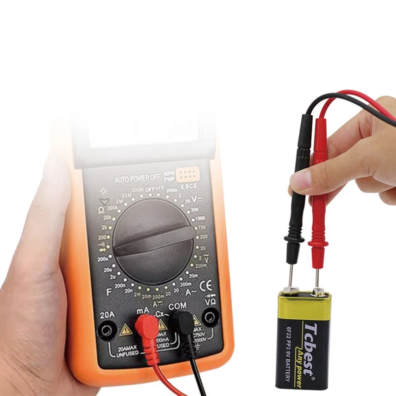 Multi Meter Test Probe Lead Universal Digital Pen 1000V 10A Needle Point For Digital Multimeter Wire Pen Cable Multimeter Tester