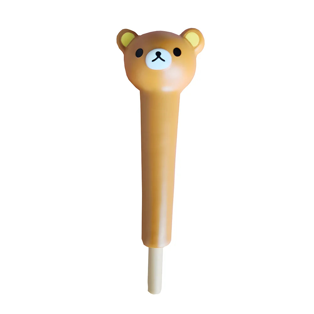 Korean Fancy Cute Fidget Pens Squishy Kawaii Gel Pen Soft Stress Relief Toys Journal Stationery Cool School Office Supply Thing