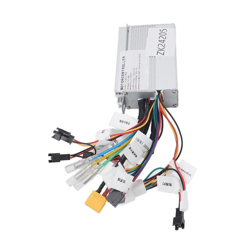 Electric Bike Motor Controller 48V Good Heat Dissipation Safe Dual Drive Electric Scooter Controller 800W for Electric Tricycle