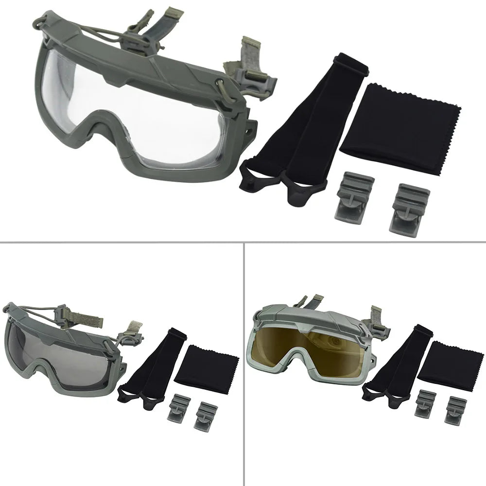 Hunting Glasses Airsoft Tactical Helmet Goggles For FAST MICH Wendy Series Helmets Accessories