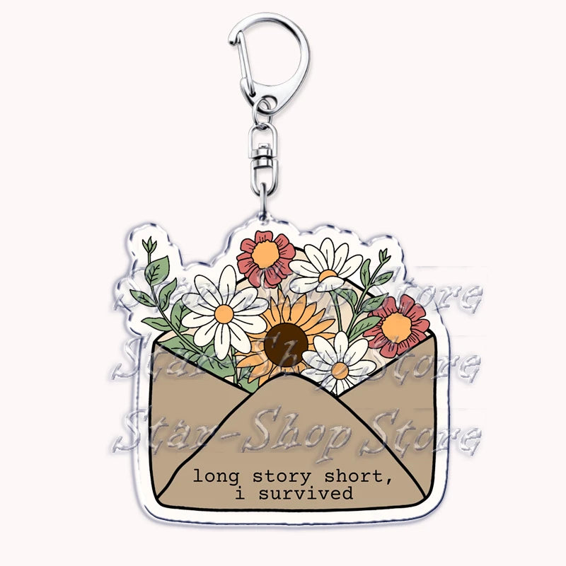 Popular Singer Keychains for Accessories Bag Folklore Eras Tour Evermore Reputation 1989 TTPD Keyring Jewelry Fans Lover Gifts