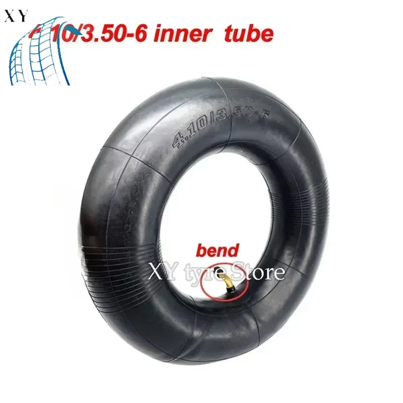 4.00-6 Tire 4.00-6 Straight/Bent Valve Inner Tube Outer Tyre for Trolley Go Kart Electric Vehicle Electric Scooter Tire