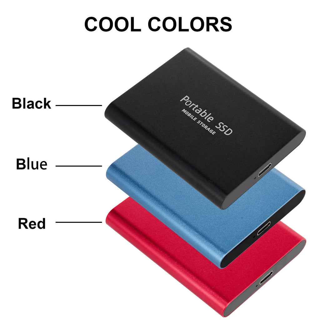 SSD High Speed Mobile Solid State Drive 16TB 8TB 2TB USB3.1 Portable Mobile Hard Drive
