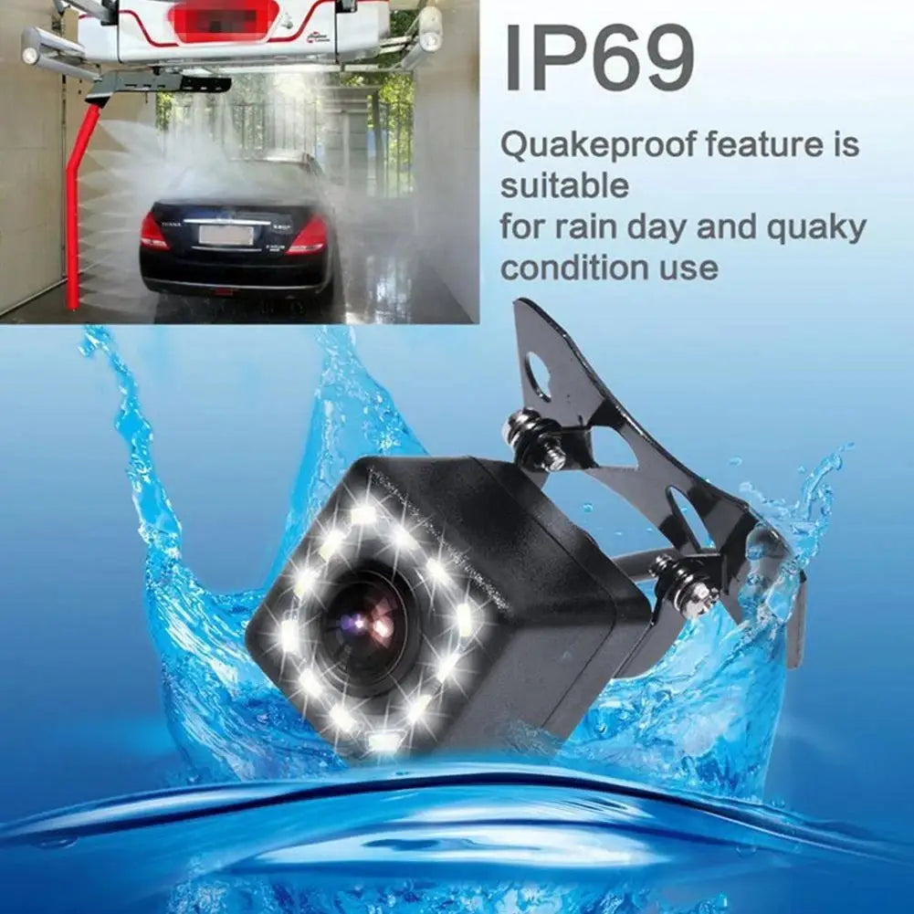 170% general traffic recorder 4-core 8-lamp infrared HD car image rear lens HD waterproof shockproof rear view