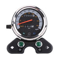 Motorcycle Speedometer Speedometer  Meter Universal Motorcycle Dual Odometer Speedometer  Meter Gear Digital Display