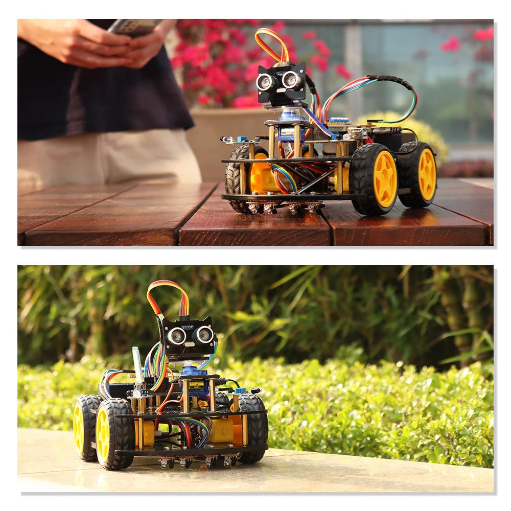 Professional Robotic Kit for Arduino Programming Smart Robot DIY Electronic Project Kit for Learning Education Complete Kit