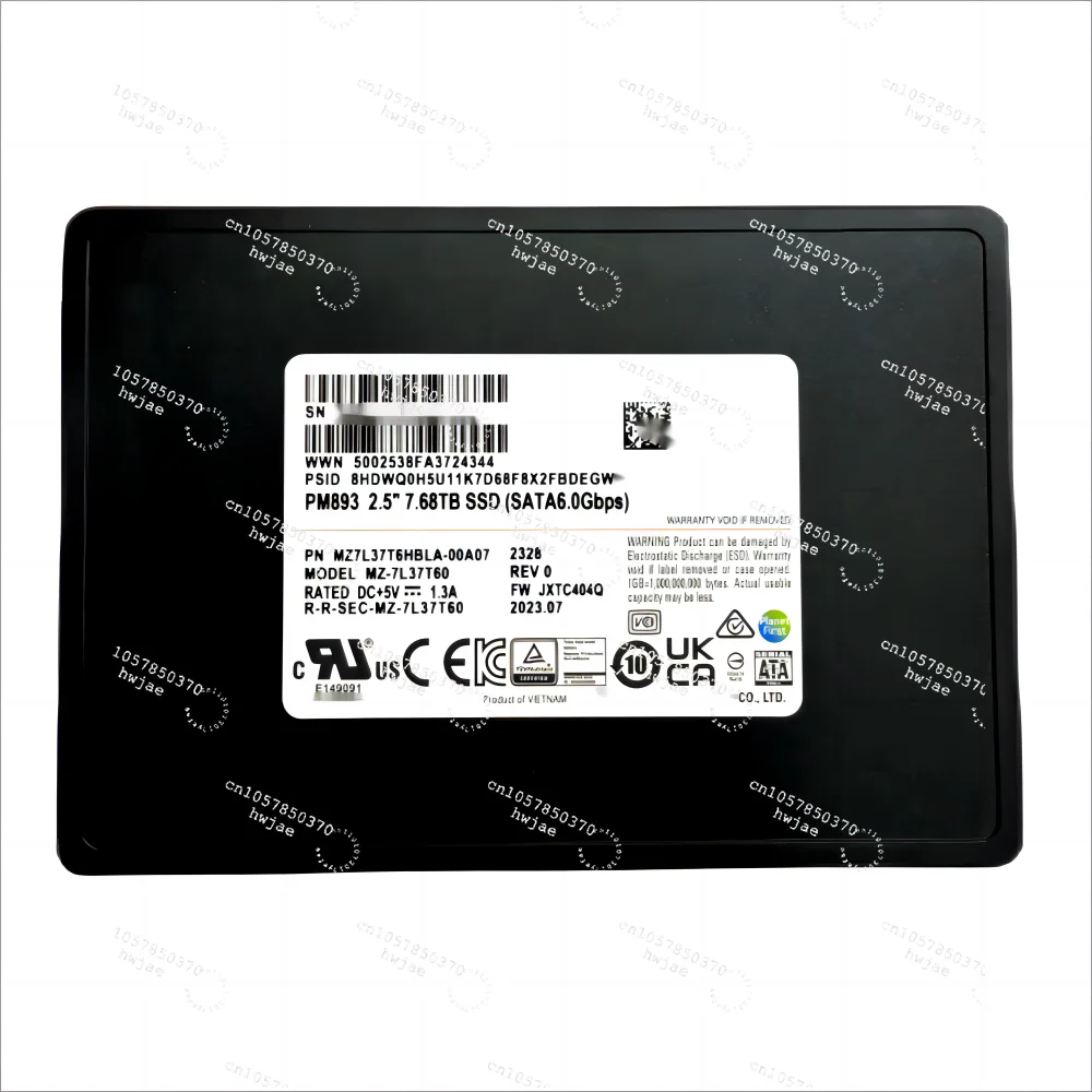 Original Brand New  SSD PM1653 2.5 3.84T SAS MZILG3T8HCLS-00A07 Server Solid State Drive  3.84 Tb 2.5" Sas 24.0 Gbps Ssd