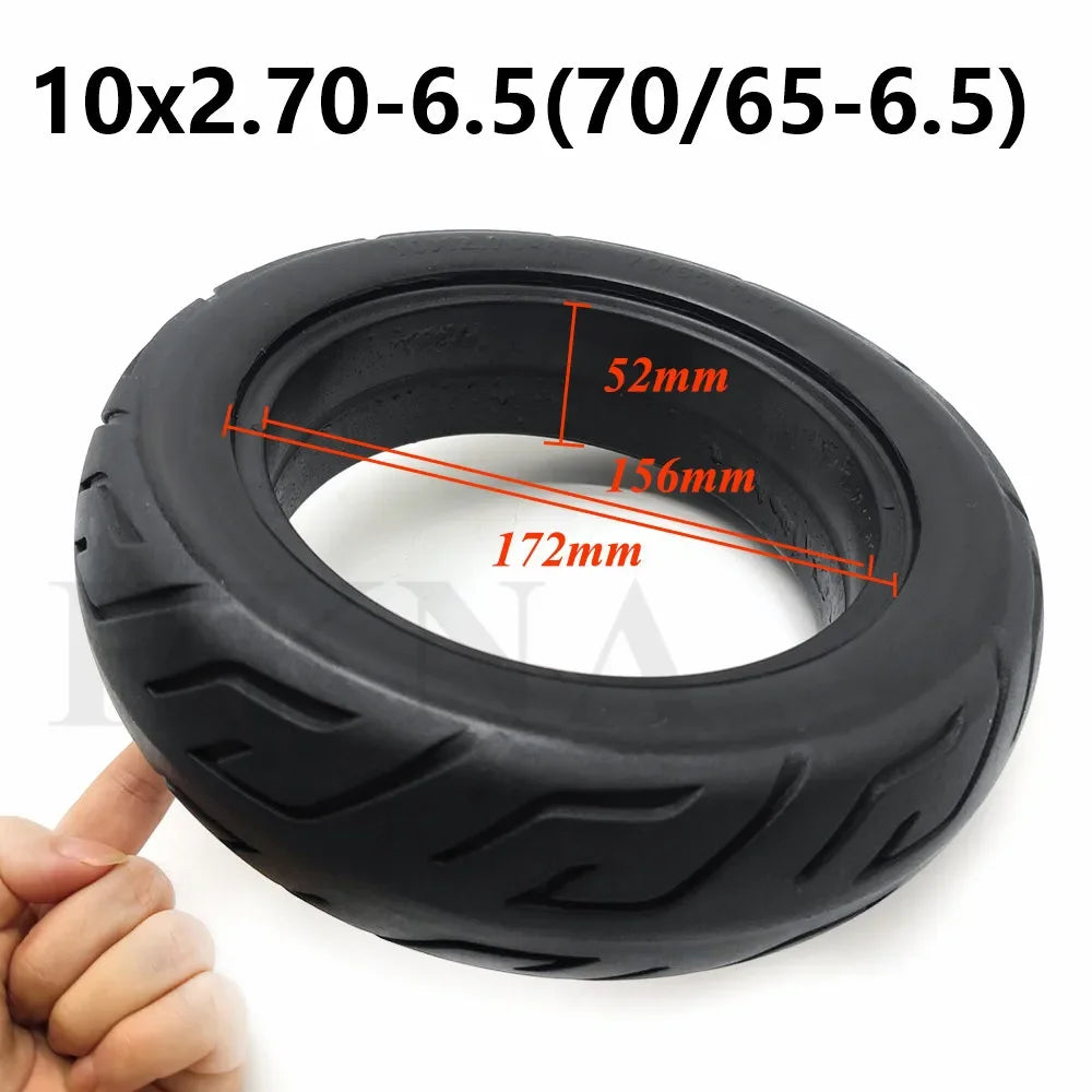 10x2.70-6.5 Tire 10 Inch Solid Tire 70/65-6.5 Thickening And Wear Resistance Tyre Electric Scooter Balance Car Parts