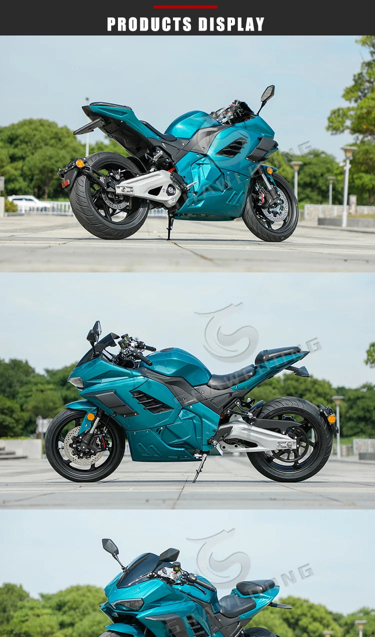 Zuimi High-end DOT Russia Approved 15000W Racing Electric Motorcycle For Adults Water Cooled Mid Motor Drive 160km/h Speed 72v V
