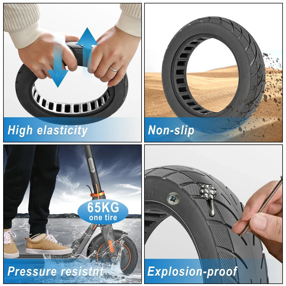 14X2.50 Electric Bike 2.50-10 Solid Tire Wear-resistant Explosion-proof Tyre 14inch Without Inner Tube Tire for Electric Vehicle