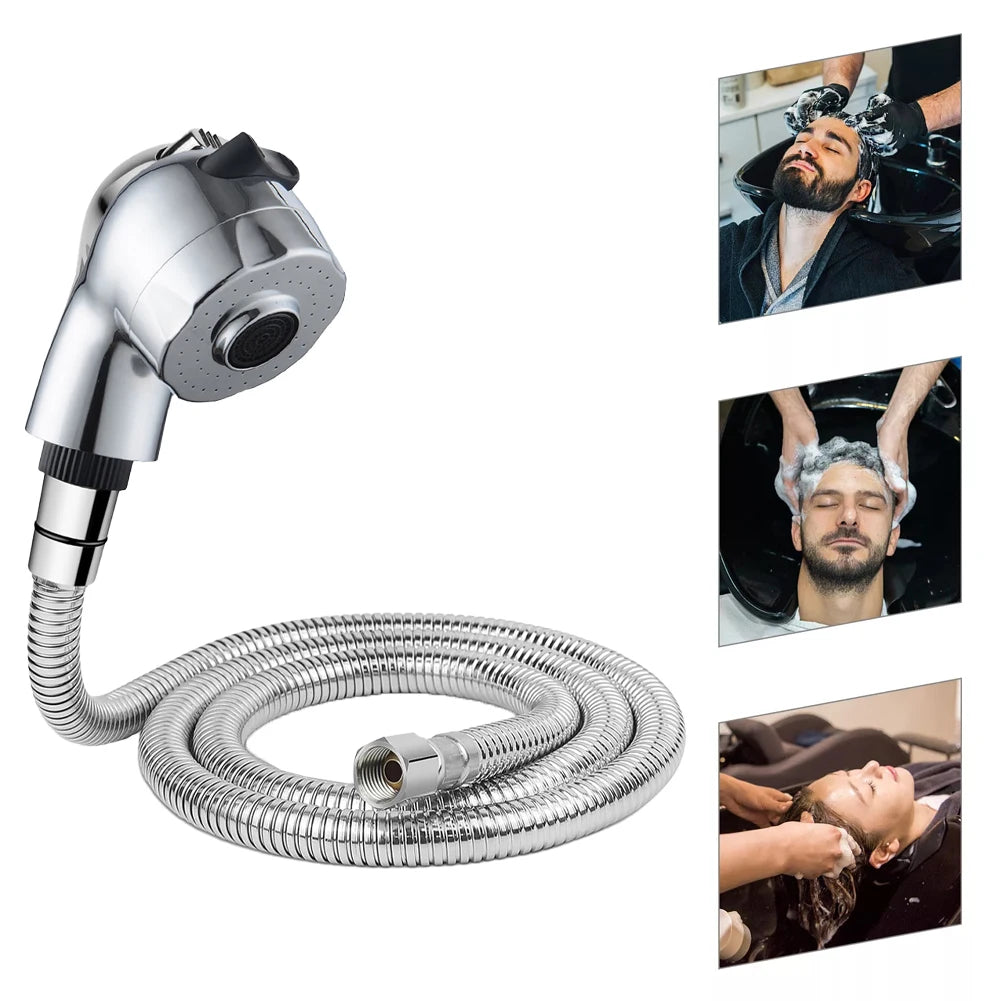 Washbasin Faucet External Hose Sprayer Head Shampoo Bed Pressurized Shower Head Hair Salon Barber Shop Sprayer Bath Accessories