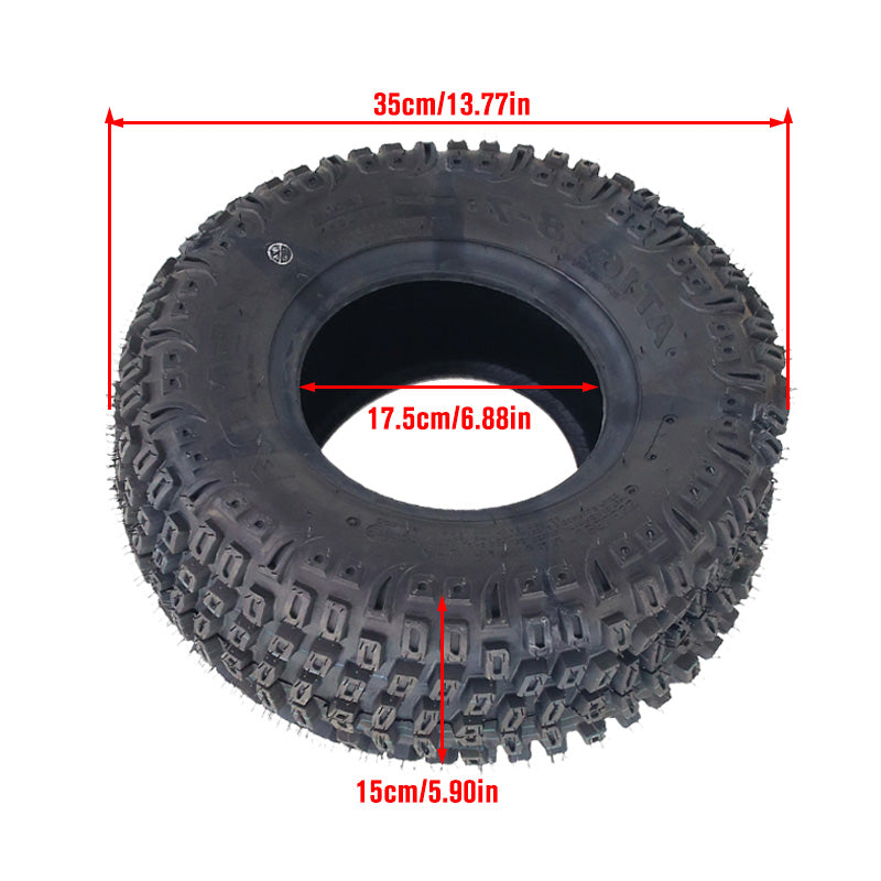 16X8-7 Kart Auto Parts 7 Inch ATV Tires With wheel hub 16X8.00-7 16 * 8-7 Highway Tire Off-road Tire Wear-resistant Wheel Tires