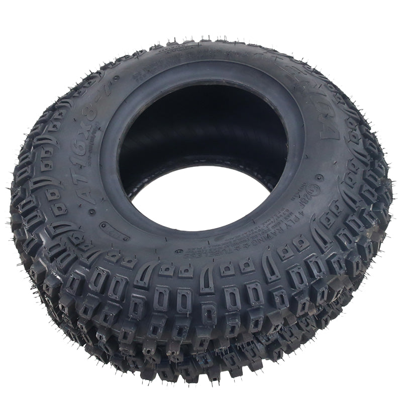 16X8-7 Kart Auto Parts 7 Inch ATV Tires With wheel hub 16X8.00-7 16 * 8-7 Highway Tire Off-road Tire Wear-resistant Wheel Tires